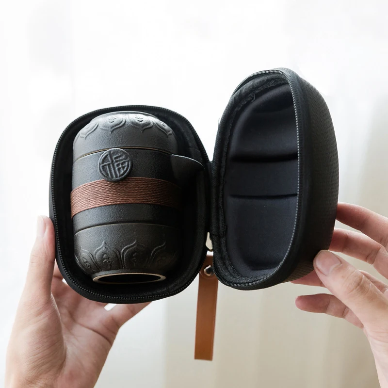Coffee Tea Containers - High grade Black Pottery 1 Pot