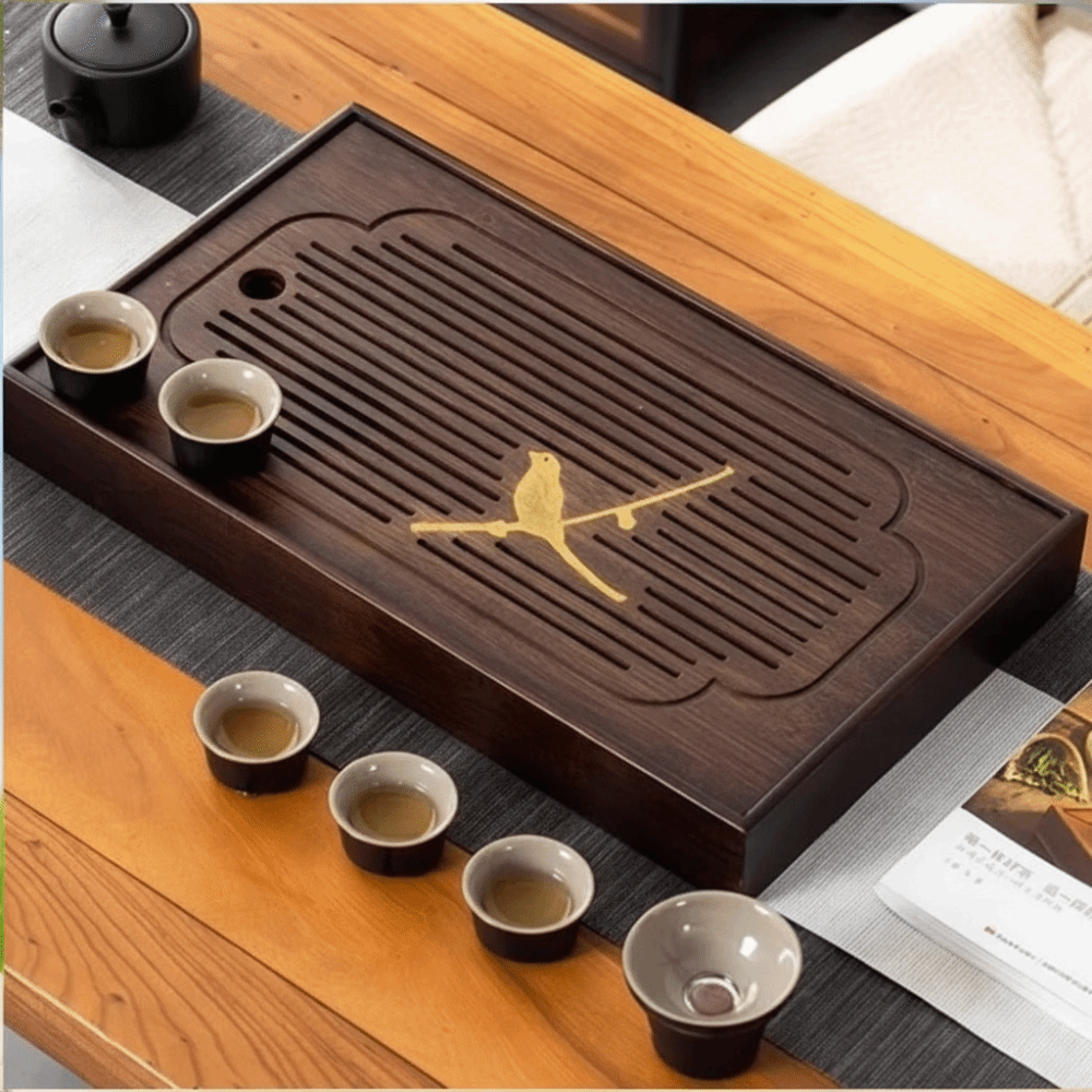 Bamboo Tea Tray - Small-scale Natural Bamboo Chinese Tea Tray