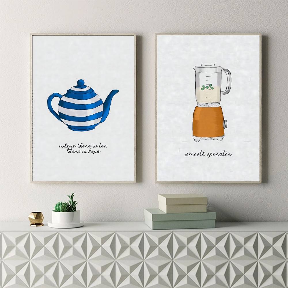Coffee Tea Kitchenware Poster  - Wallpaper Coffee And Tea ulasan dan harga