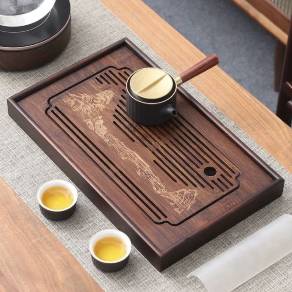 Bamboo Chinese Kungfu Tea Tray - Bamboo Tea Tray ulasan dan harga