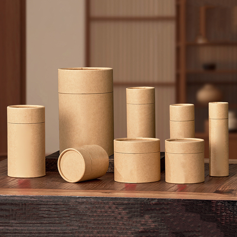 1PCS New Kraft Paperboard Tube - Coffee Tea Containers ulasan dan harga