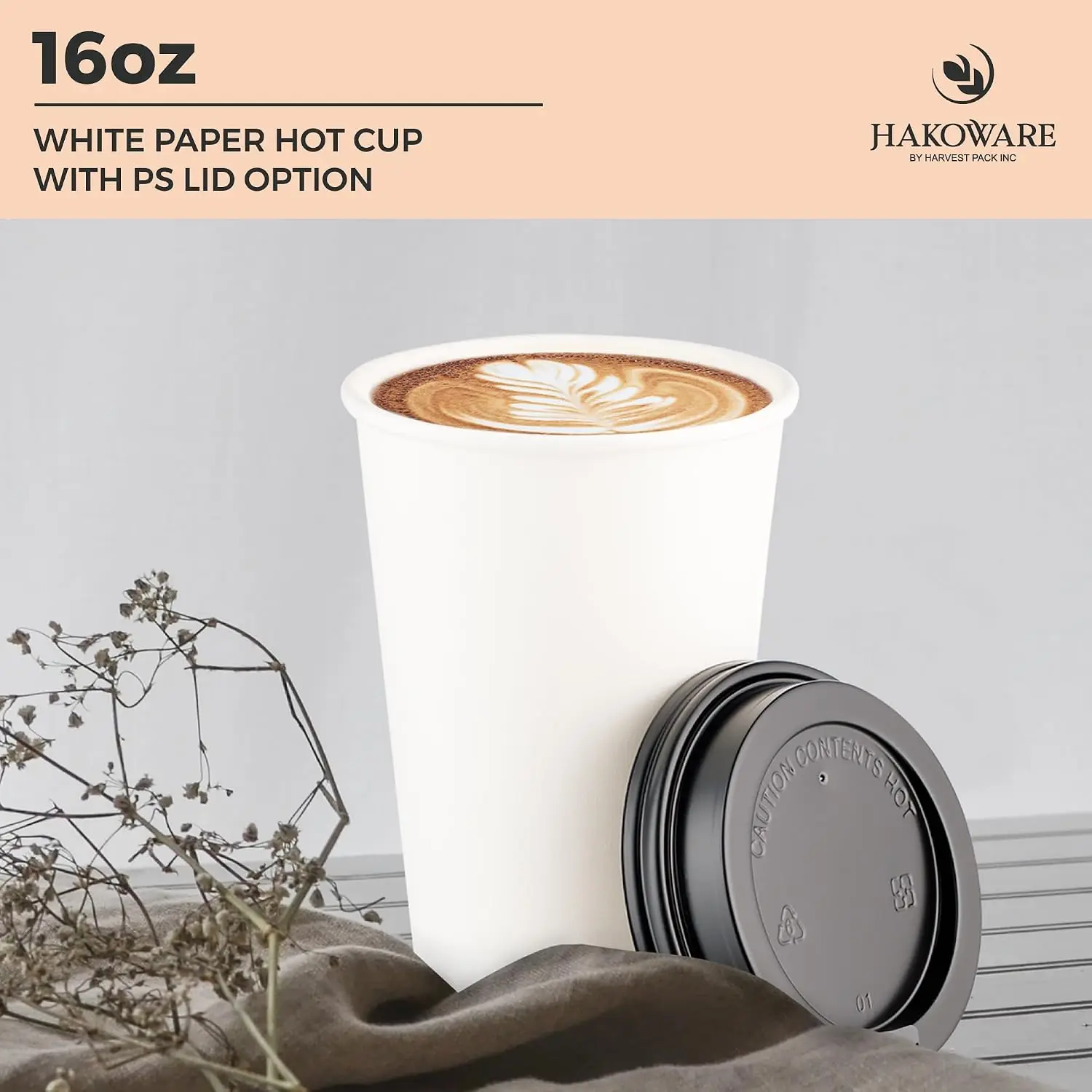 [1000 SET]HARVEST PACK 16 oz W - Wallpaper Coffee And Tea ulasan dan harga