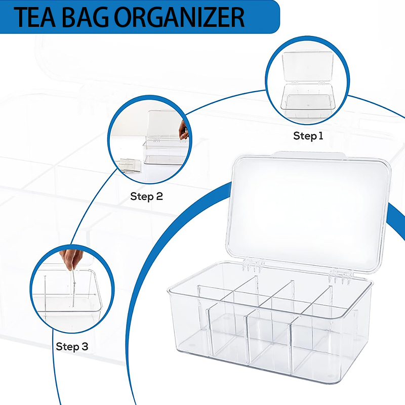 Display Rack Desktop Organizer - Coffee Tea Containers ulasan dan harga