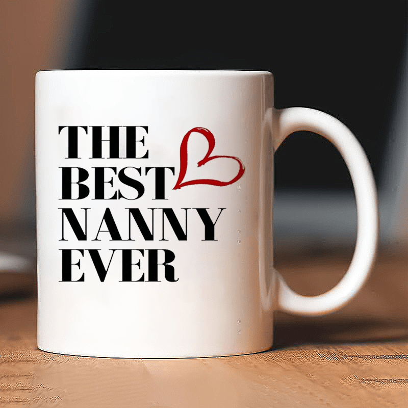 1pc Best Nanny Ever Ceramic Mu - Coffee Tea And Cocoa ulasan dan harga