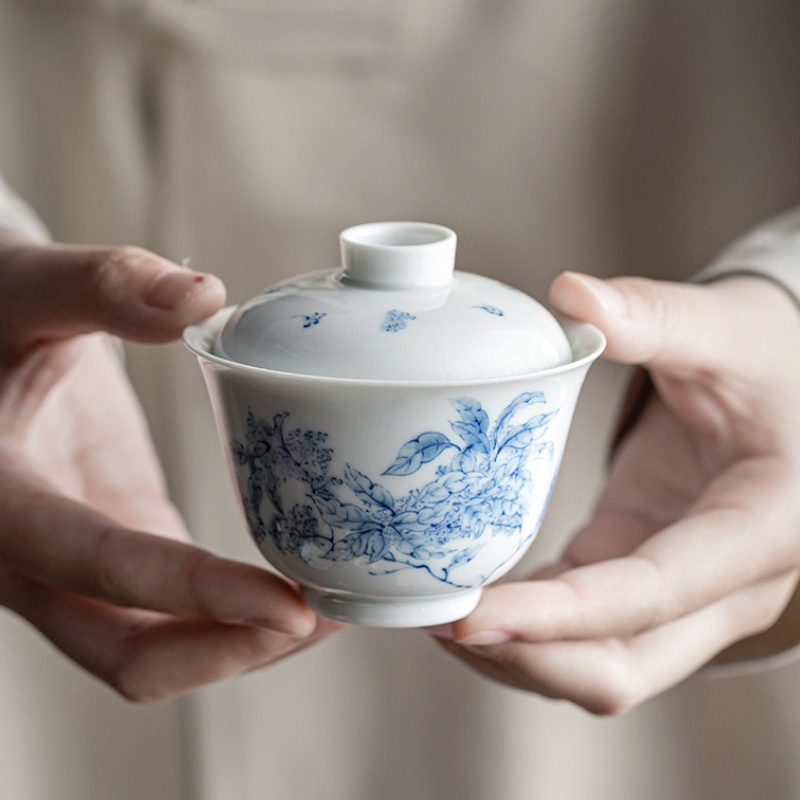 Antique Blue White Porcelain G - Gongfu Tea Set ulasan dan harga