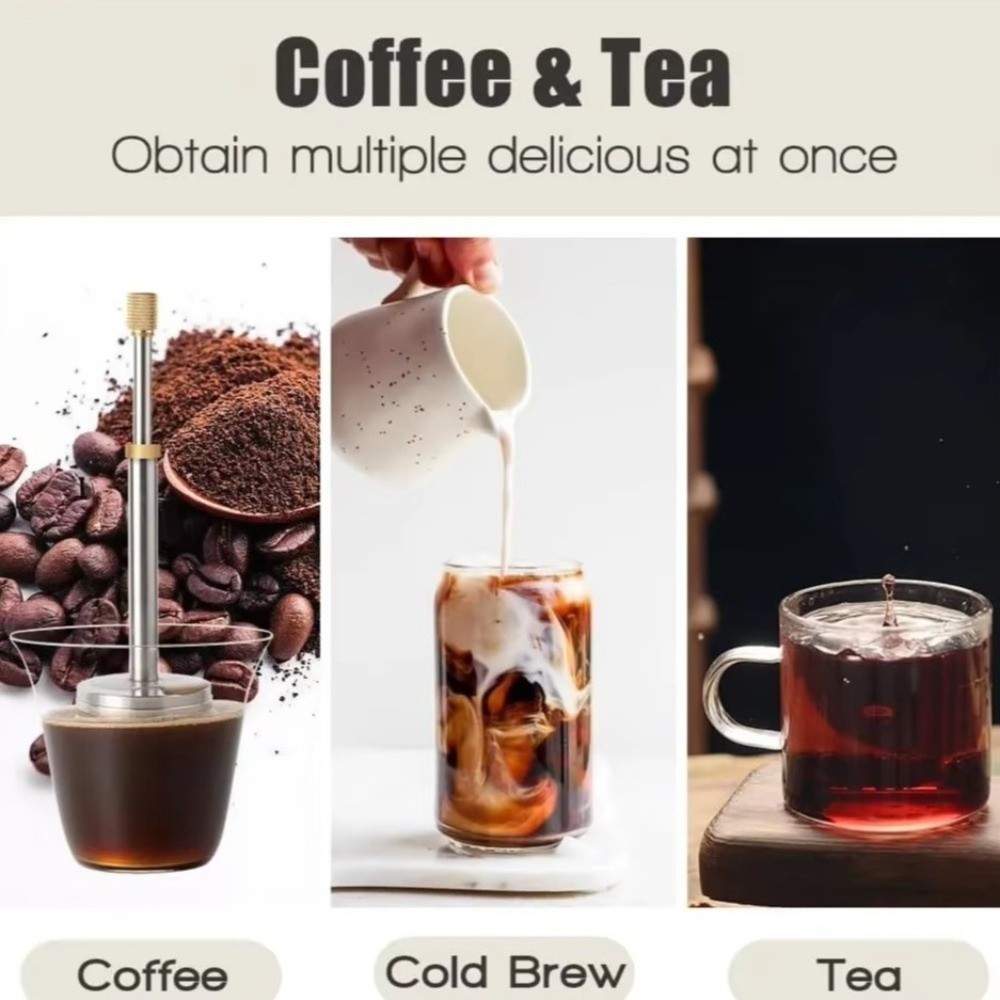 Press Tea and Coffee Infuser E - Coffee Tea Press ulasan dan harga