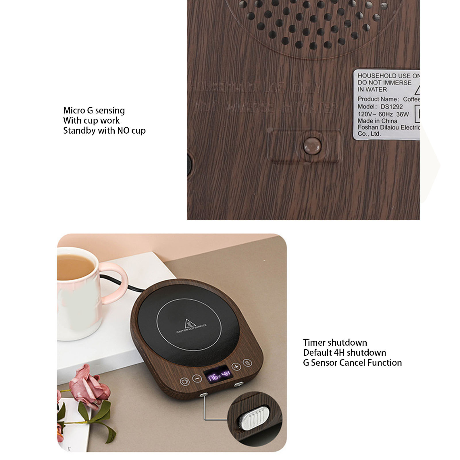 Mug Warmer 36W Fast Heating 3  - Coffee Tea And Cocoa ulasan dan harga