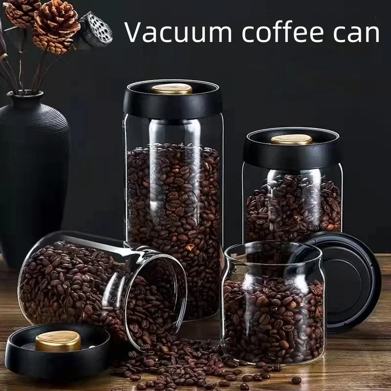 Manual Vacuum Sealed Coffee Ja - Coffee Tea Containers ulasan dan harga