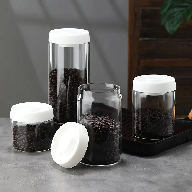 Manual Vacuum Sealed Coffee Ja - Coffee Tea Containers ulasan dan harga