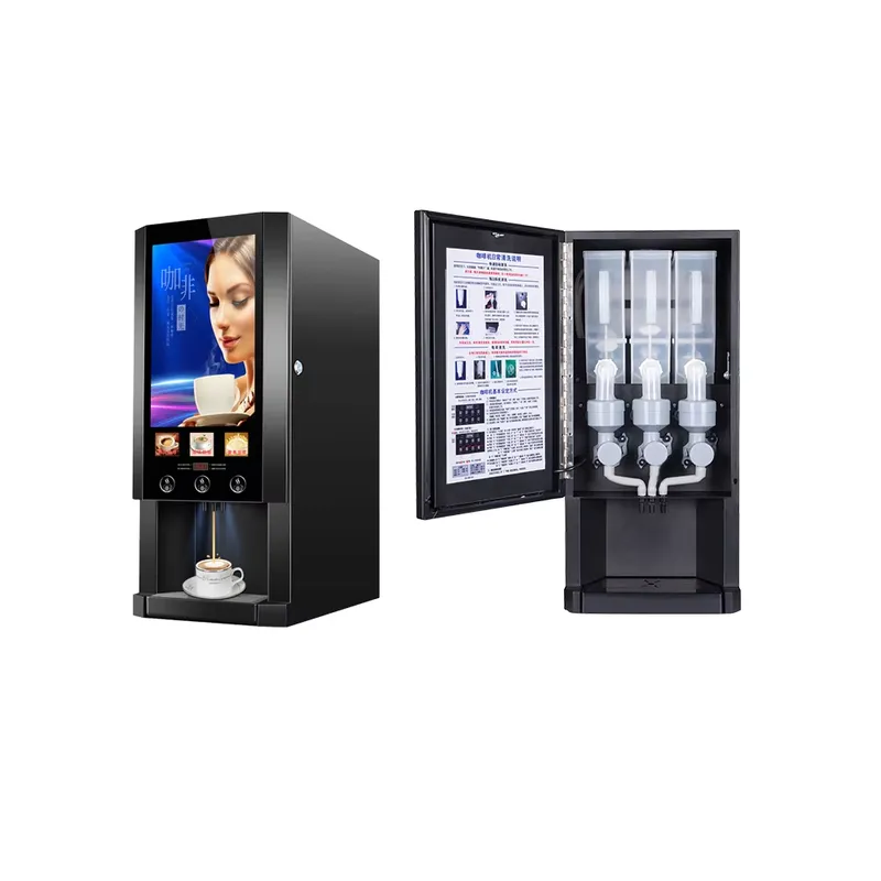 for E30S 3 Milk Tea Vending Ma - Coffee Tea Vending Machine For Office ulasan dan harga