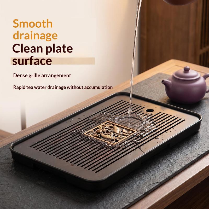 Double-Layer Wooden Tea Tray W - Bamboo Tea Tray ulasan dan harga