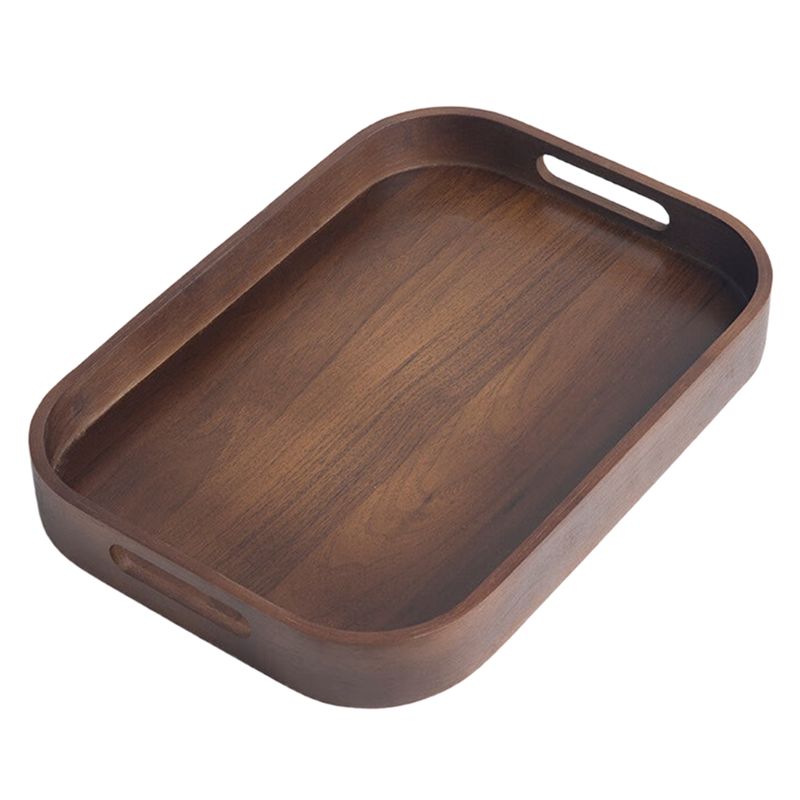 AC76-Tea Set Storage Plate Sol - Bamboo Tea Tray ulasan dan harga