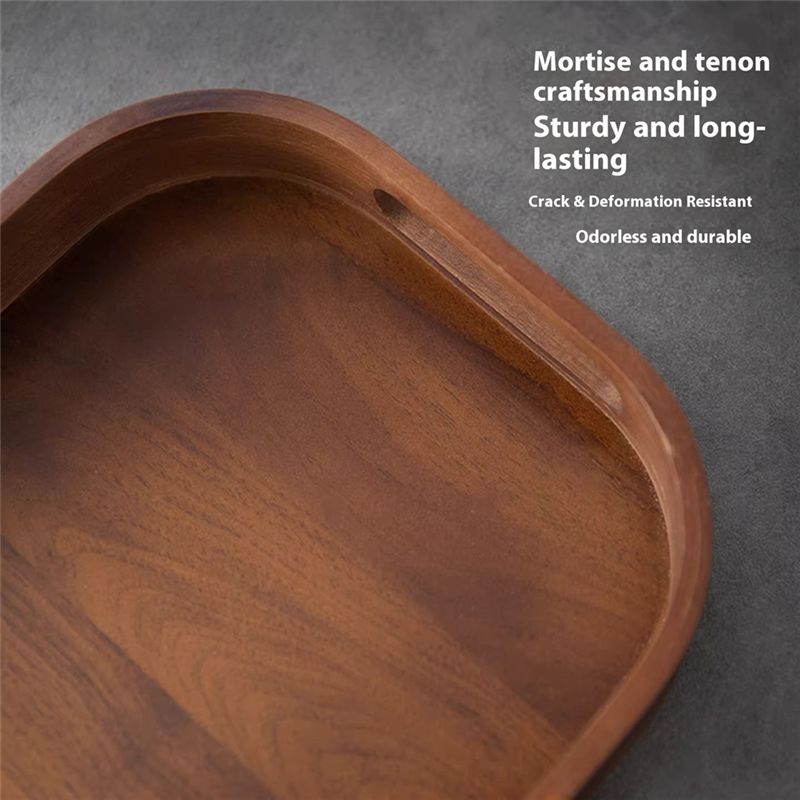 AC76-Tea Set Storage Plate Sol - Bamboo Tea Tray ulasan dan harga