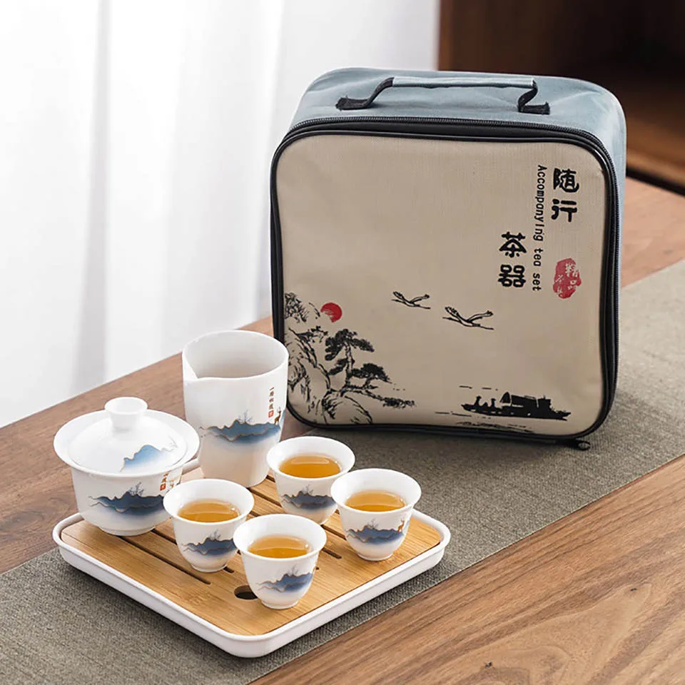 Ceramic Chinese Kung Fu Tea Se - Gongfu Tea Set ulasan dan harga