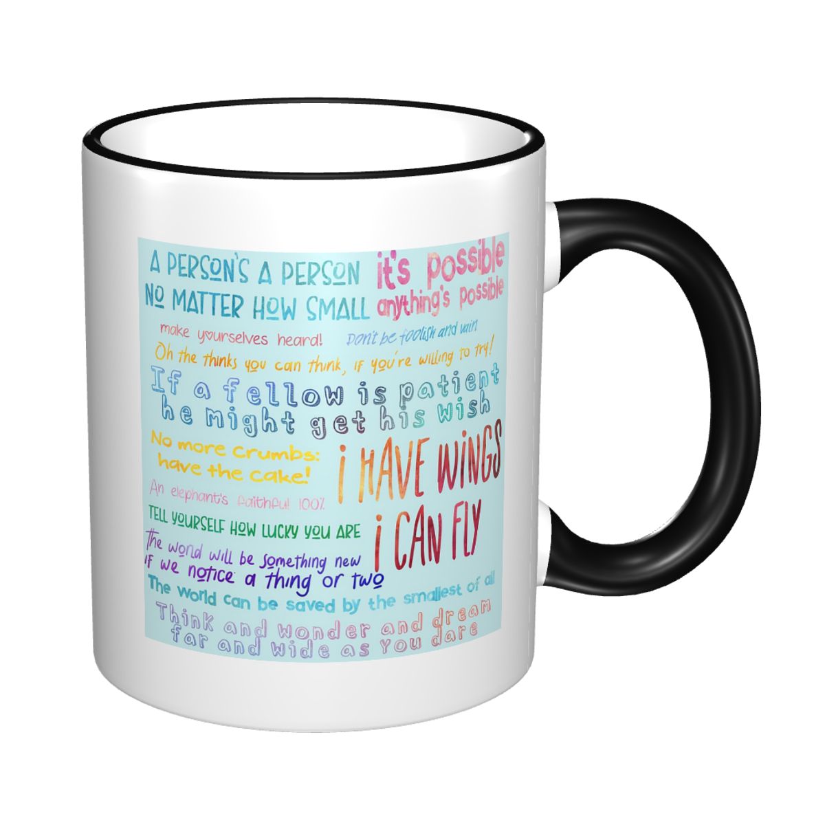 Seussical Quotes Set Mug Funny - Coffee Tea Quotes ulasan dan harga