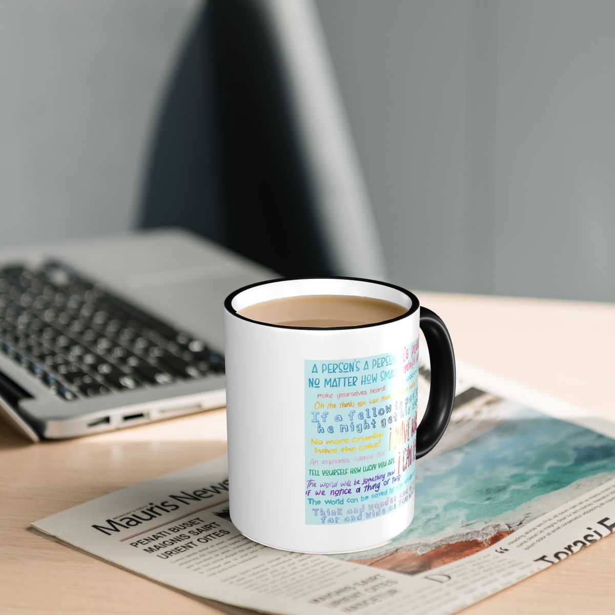 Seussical Quotes Set Mug Funny - Coffee Tea Quotes ulasan dan harga
