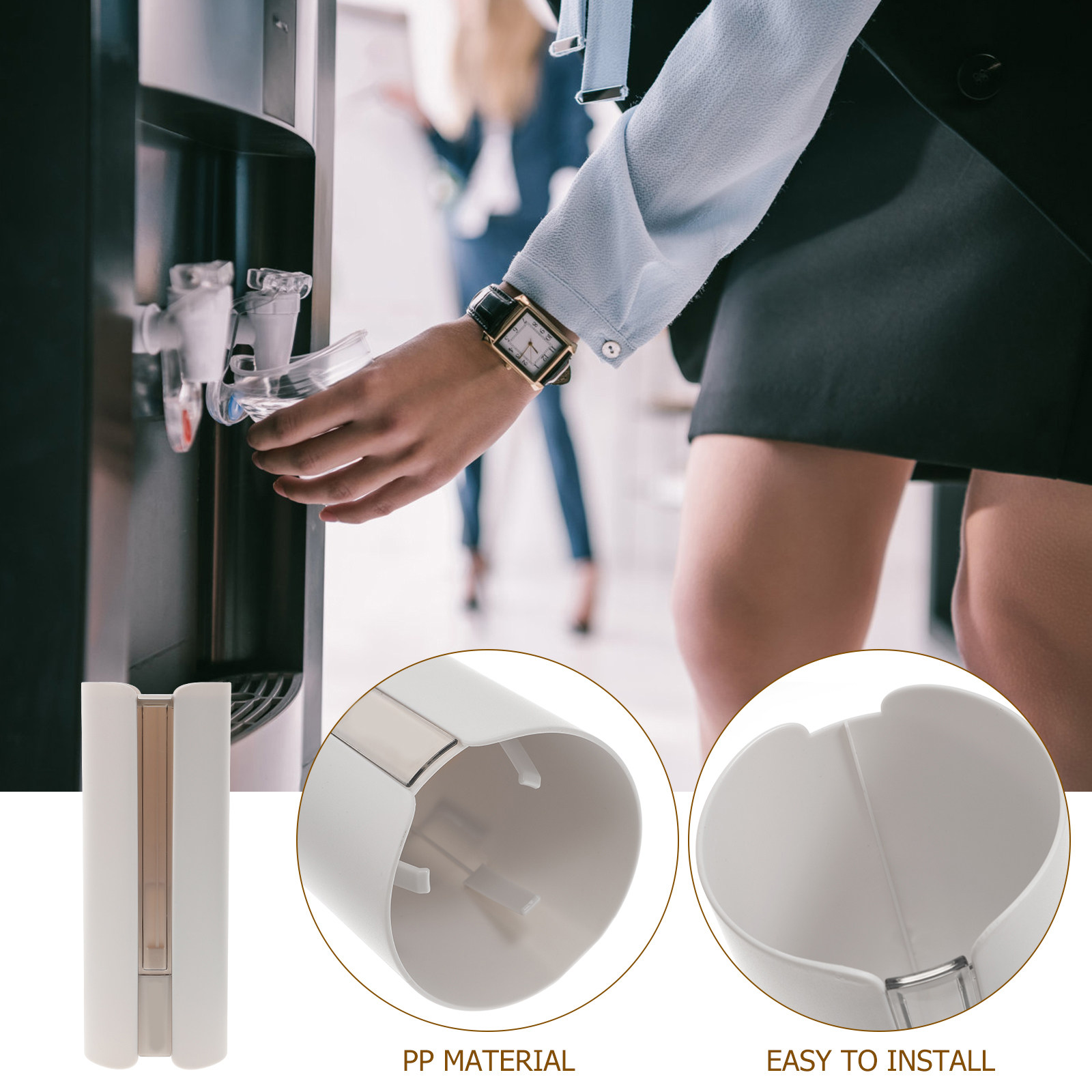 1Pcs Wall Mounted Cup Dispense - Wallpaper Coffee And Tea ulasan dan harga