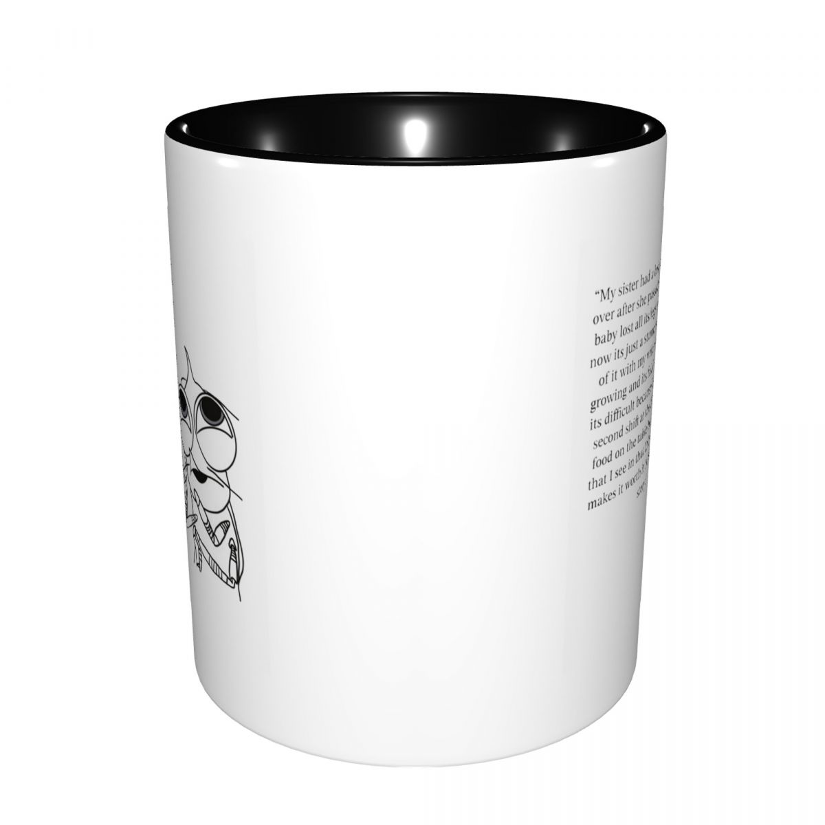 Shark Tales Shrimp Quote Mug F - Coffee Tea Quotes ulasan dan harga