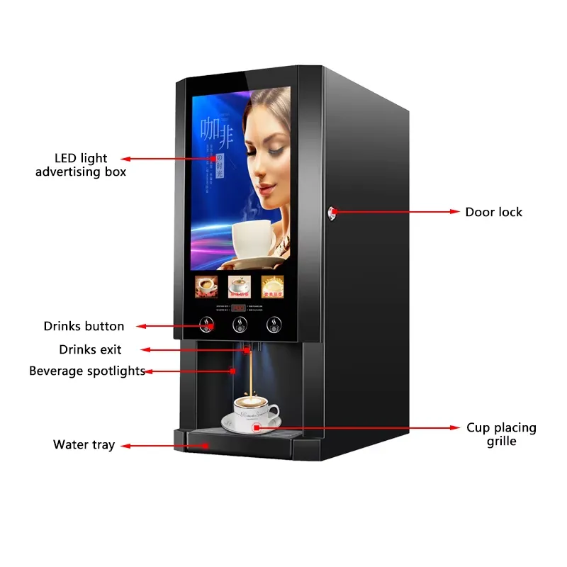 for E30S SUPIN Automatic Insta - Coffee Tea Vending Machine For Office ulasan dan harga
