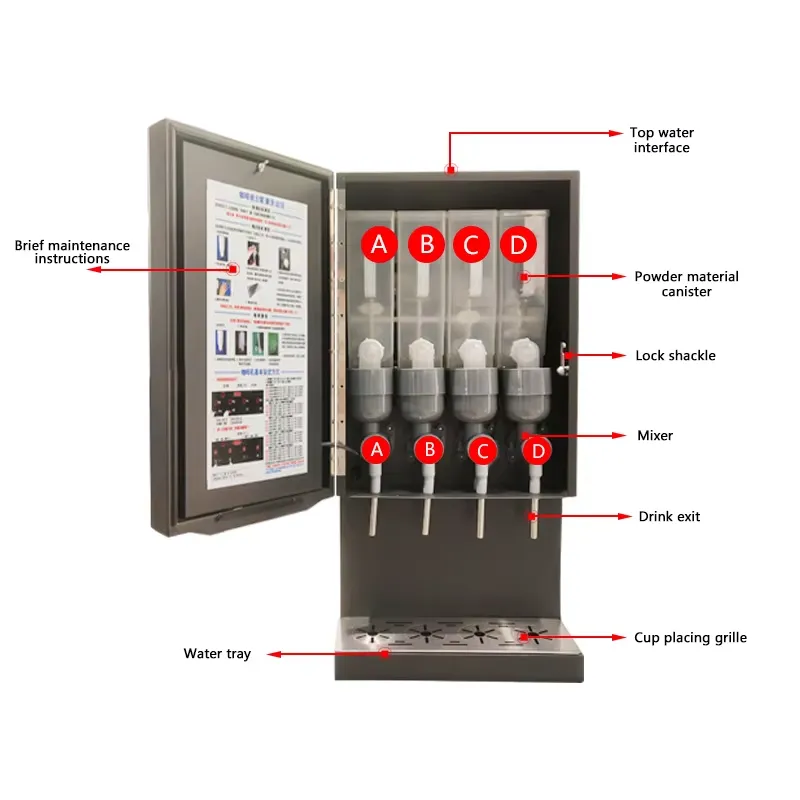 for Commercial Automatic Coffe - Coffee Tea Vending Machine For Office ulasan dan harga
