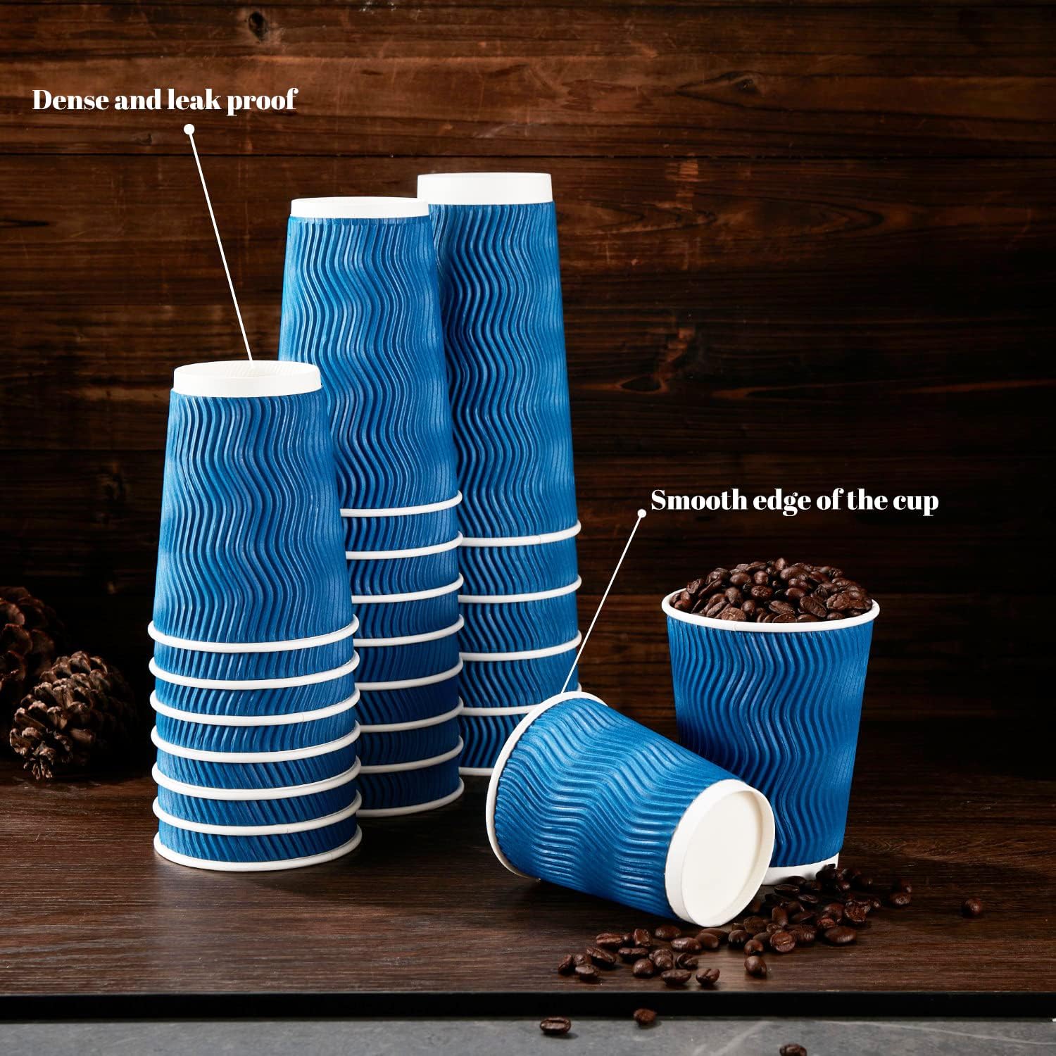 12OZ Coffee Cups Disposable Pa - Wallpaper Coffee And Tea ulasan dan harga
