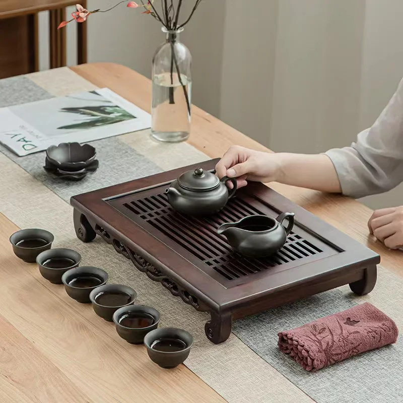 Chinese Natural Bamboo Tea Tra - Bamboo Tea Tray ulasan dan harga