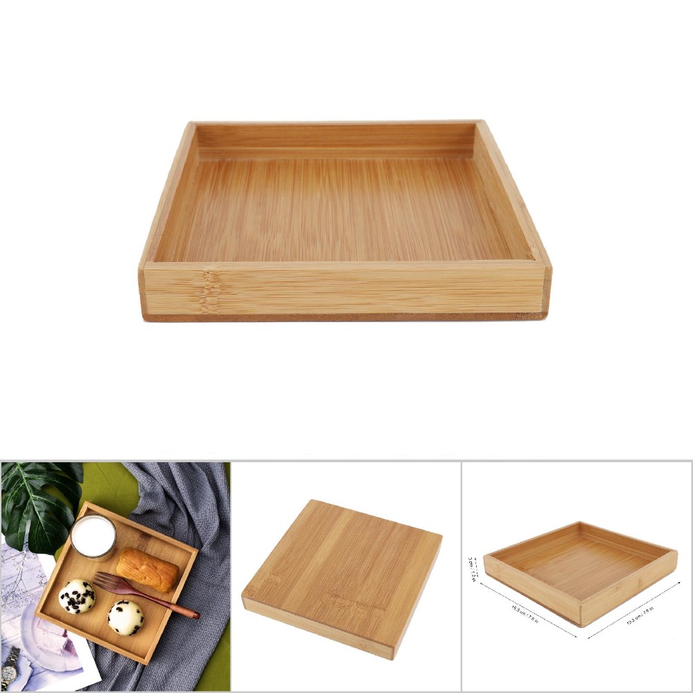 Rectangular Shape Japanese Sty - Bamboo Tea Tray ulasan dan harga