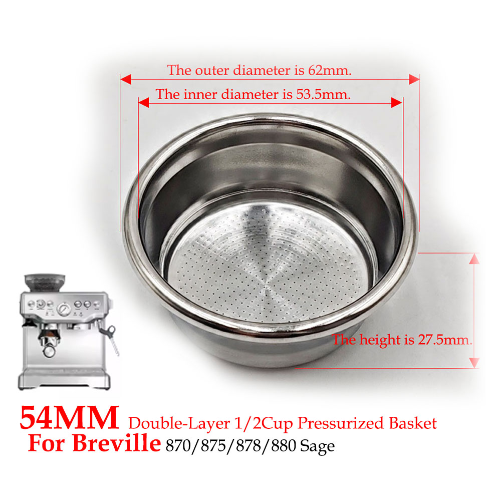 54mm Dual-Layer Pressurized Fi - Coffee Tea Press ulasan dan harga