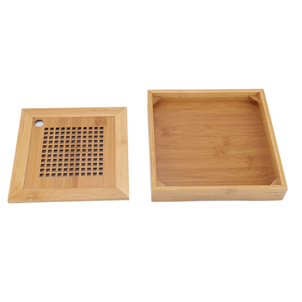 Square Design Kongfu Tea Tray  - Bamboo Tea Tray ulasan dan harga