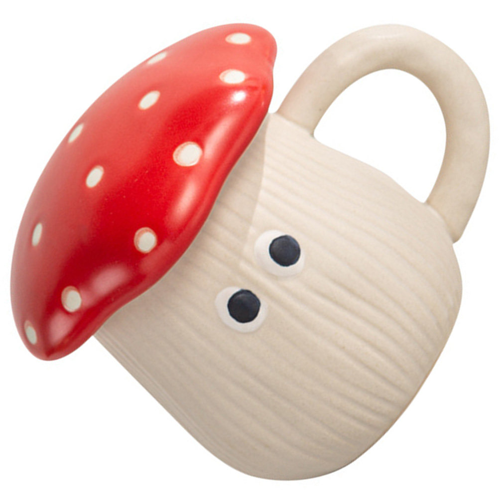 Ceramic Coffee Mug Mushroom Sh - Coffee Tea And Cocoa ulasan dan harga