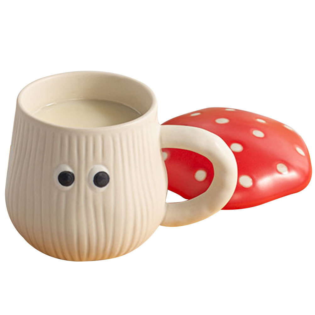 Ceramic Coffee Mug Mushroom Sh - Coffee Tea And Cocoa ulasan dan harga