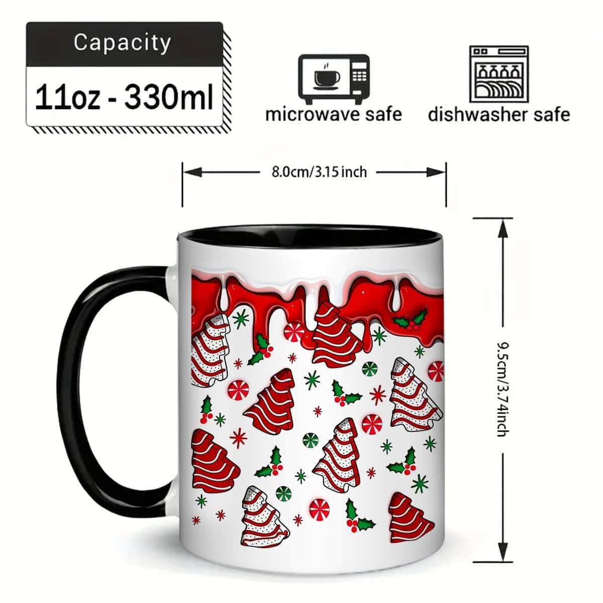 1pc Christmas Ceramic Coffee M - Coffee Tea And Cocoa ulasan dan harga