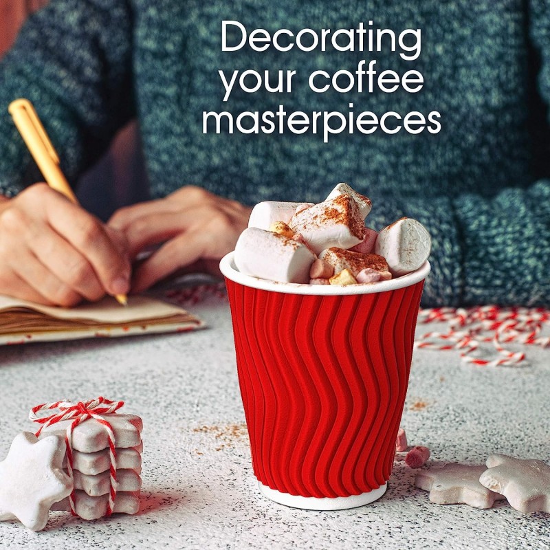 Double-Walled Paper Cup with L - Wallpaper Coffee And Tea ulasan dan harga