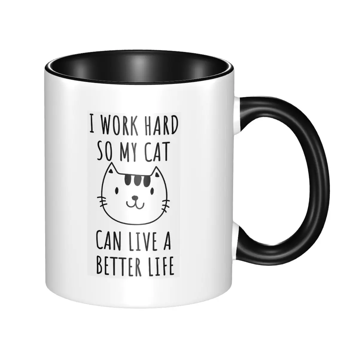Quote Cat I Work Hard So My Ca - Coffee Tea Quotes ulasan dan harga