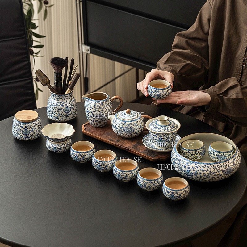 Ru Kiln Gongfu Tea Set, Interl - Gongfu Tea Set ulasan dan harga