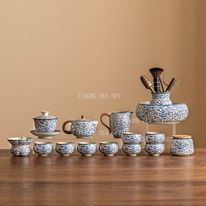 Ru Kiln Gongfu Tea Set, Interl - Gongfu Tea Set ulasan dan harga