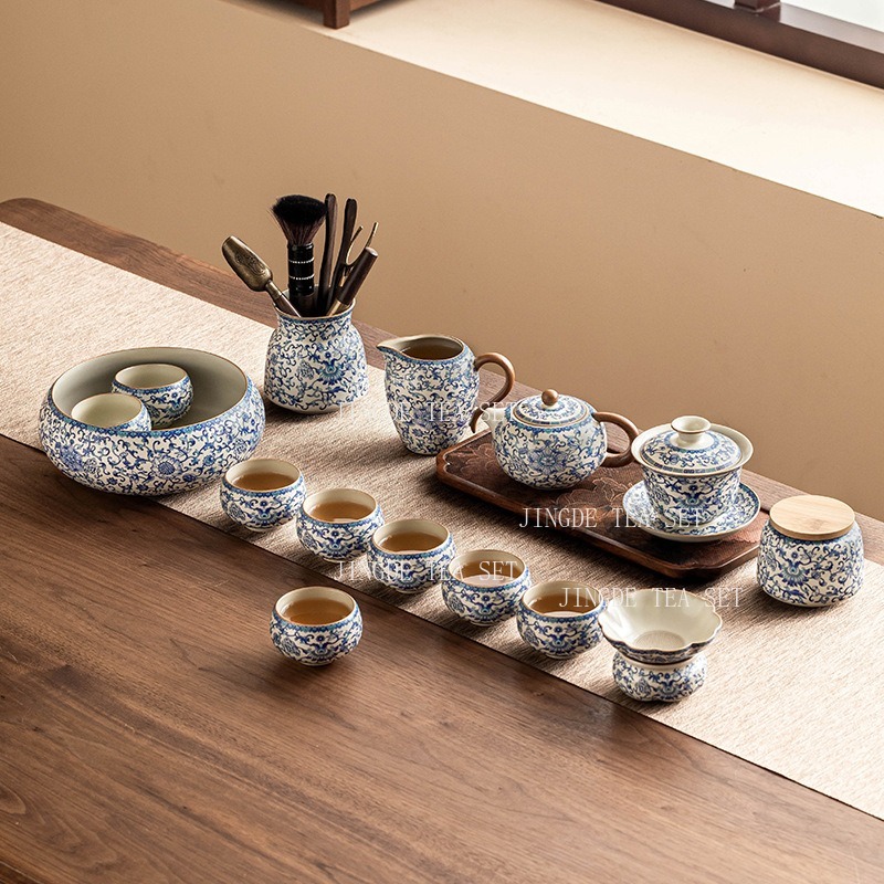 Ru Kiln Gongfu Tea Set, Interl - Gongfu Tea Set ulasan dan harga