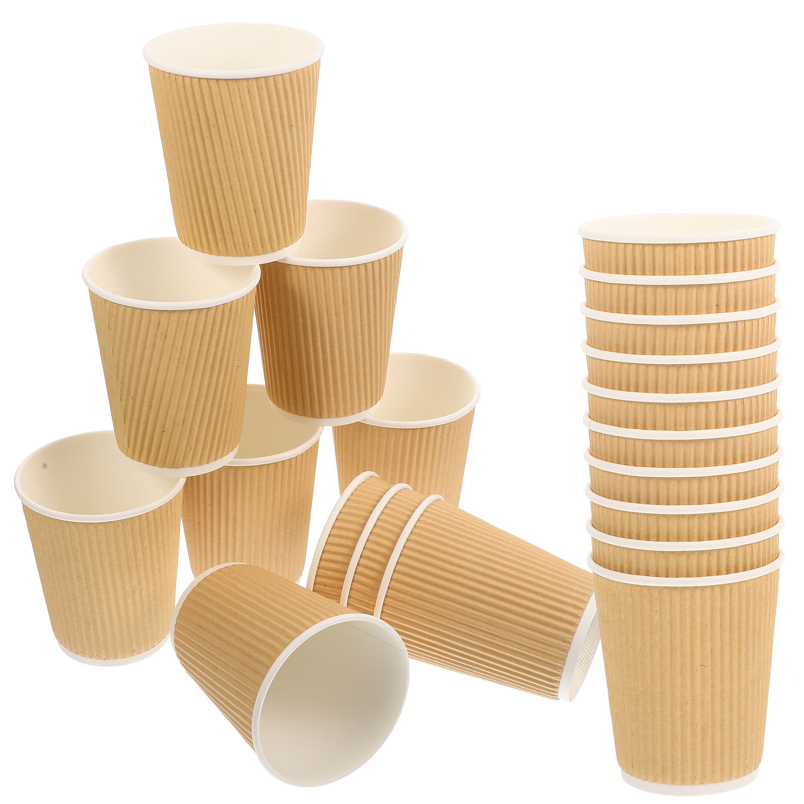50Pcs Double-Wall Disposable P - Wallpaper Coffee And Tea ulasan dan harga
