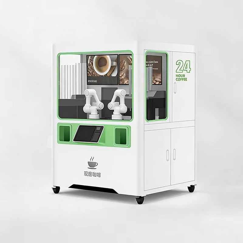 Customized Commercial Robotic  - Coffee Tea Vending Machine For Office ulasan dan harga