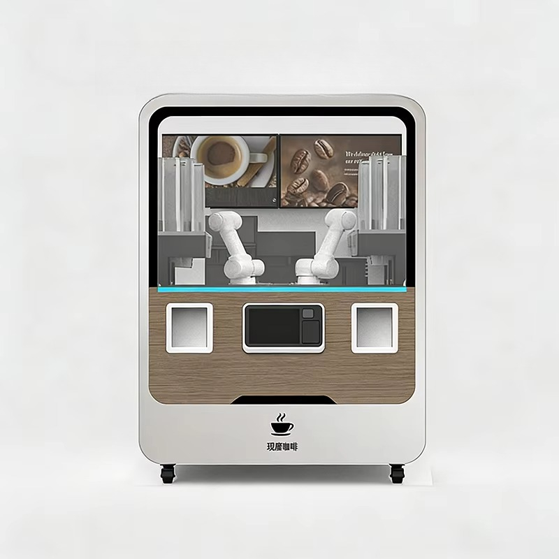 Customized Commercial Robotic  - Coffee Tea Vending Machine For Office ulasan dan harga