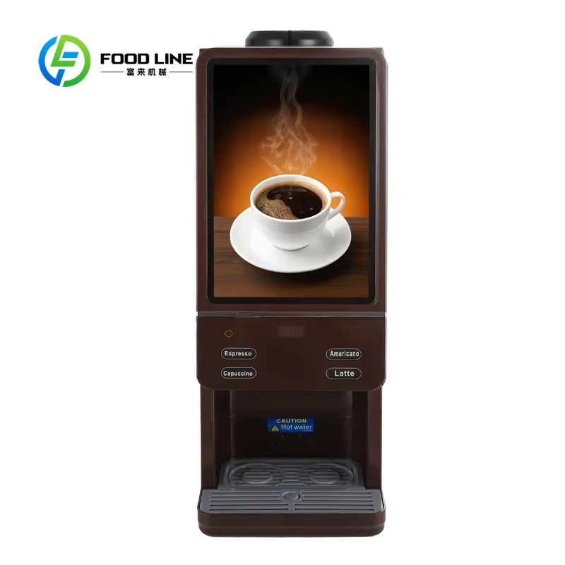 Commercial All-in-One Office D - Coffee Tea Vending Machine For Office ulasan dan harga