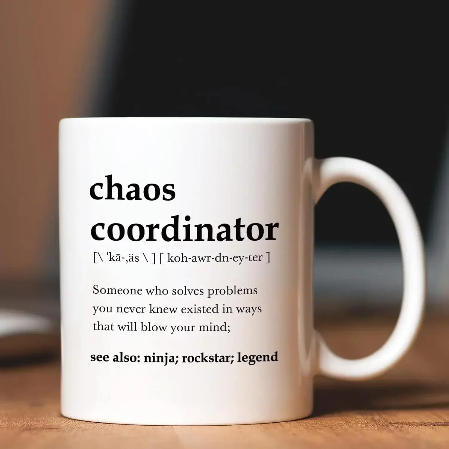 Chaos Coordinator Dictionary D - Coffee Tea Quotes ulasan dan harga