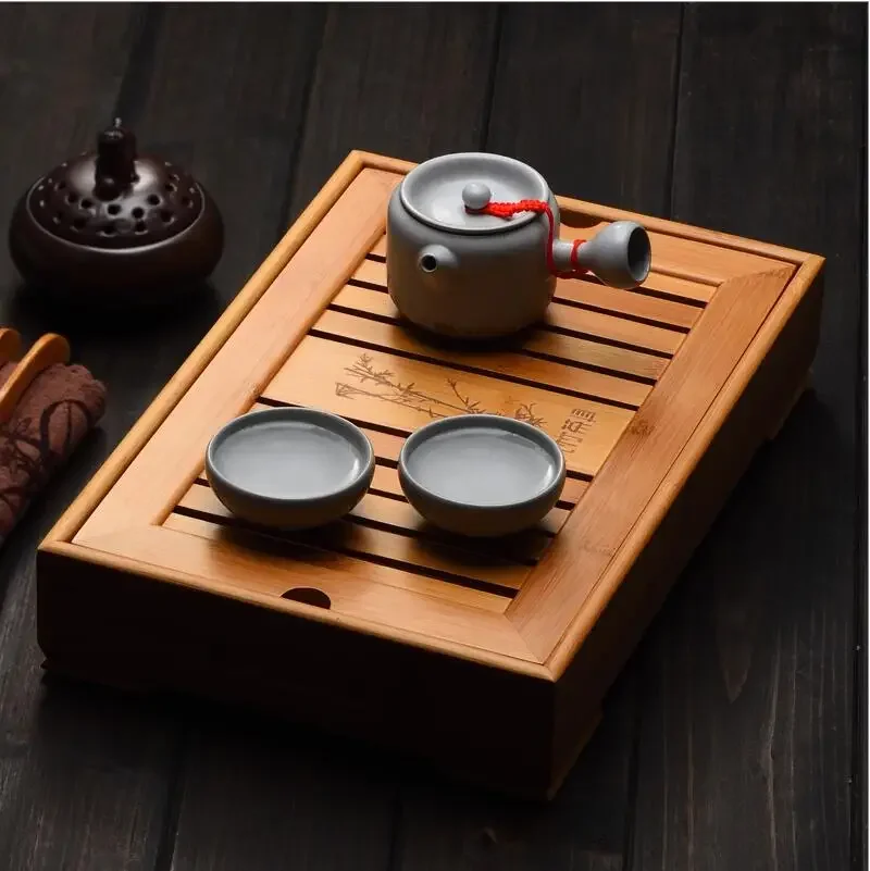 Bamboo Tea Trays Kung Fu Tea A - Bamboo Tea Tray ulasan dan harga