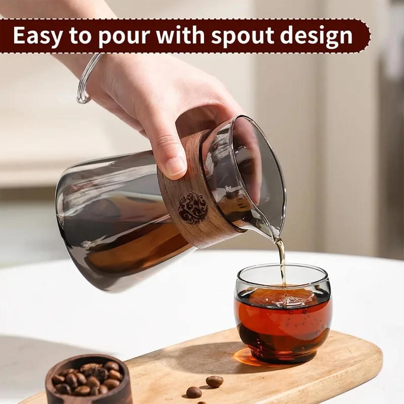 17oz/500ml Glass Coffee Pot Ca - Cold Brew Jar ulasan dan harga