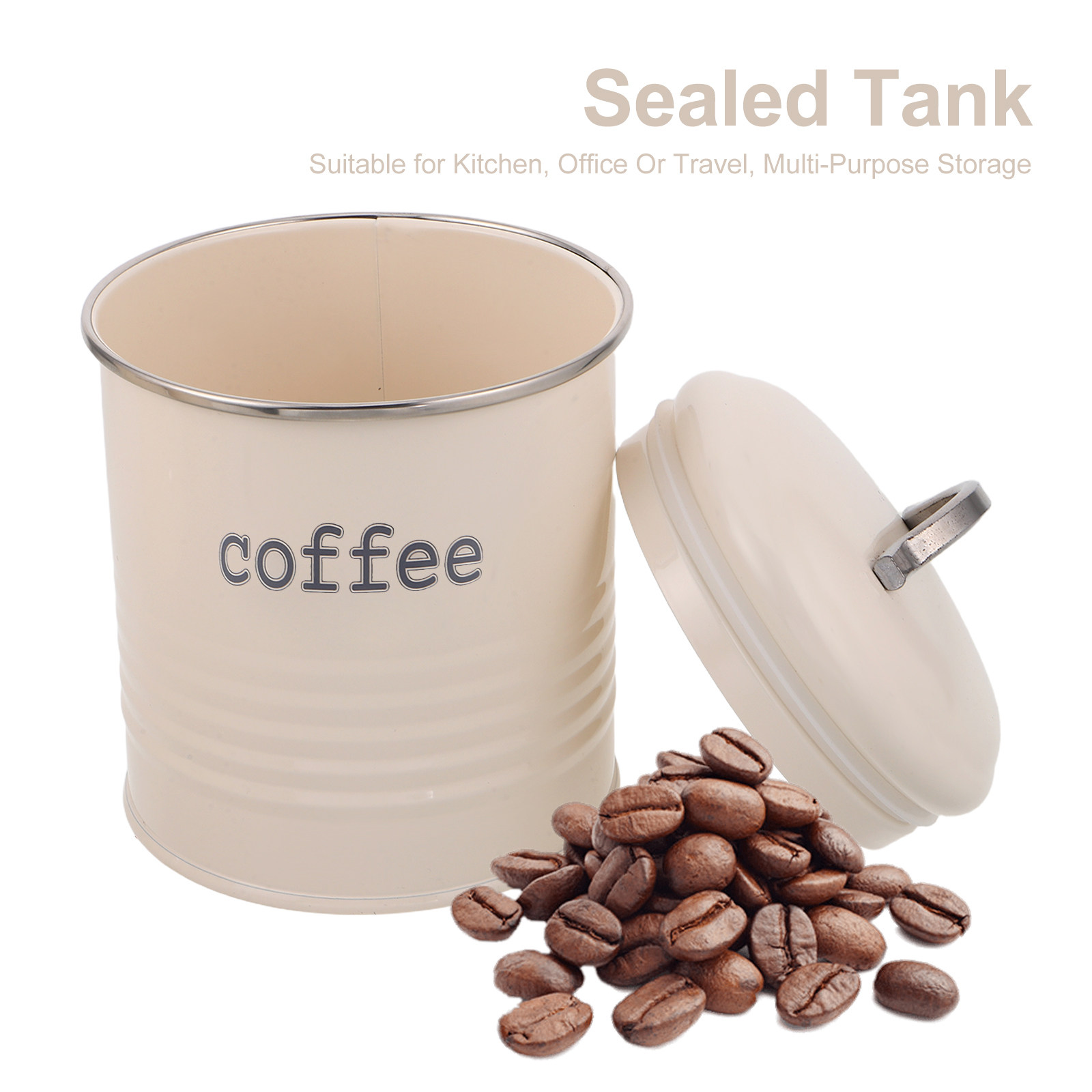 3Pcs Sealed Coffee Bean Contai - Coffee Tea Containers ulasan dan harga