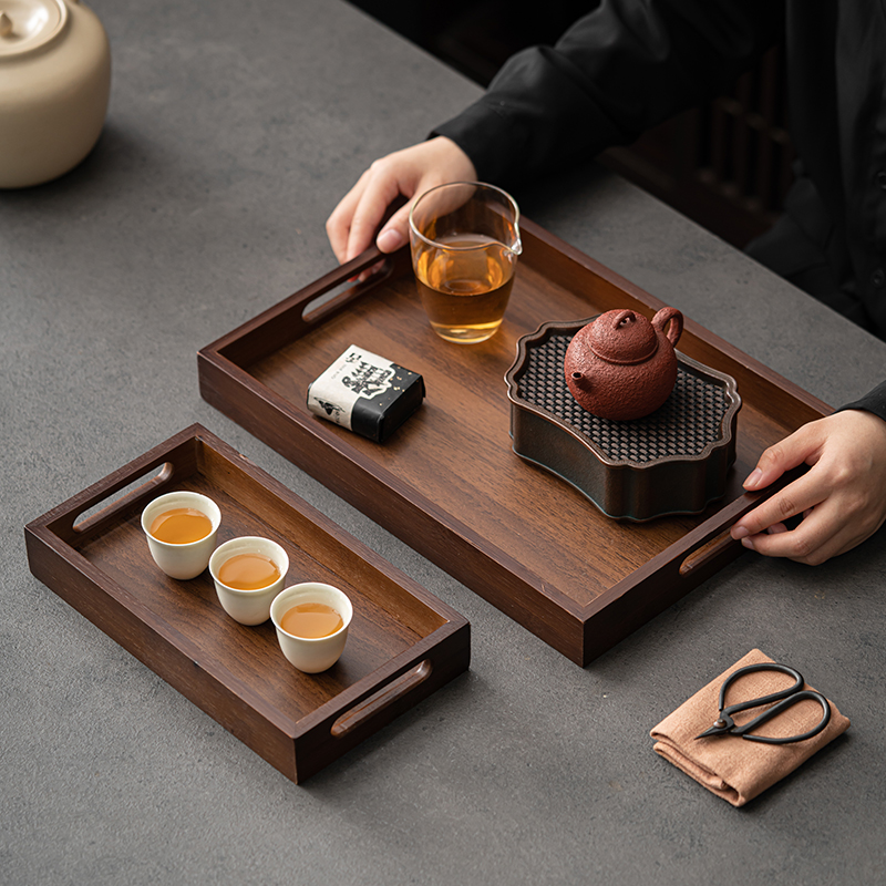 Large Size Rectangular Bamboo  - Bamboo Tea Tray ulasan dan harga